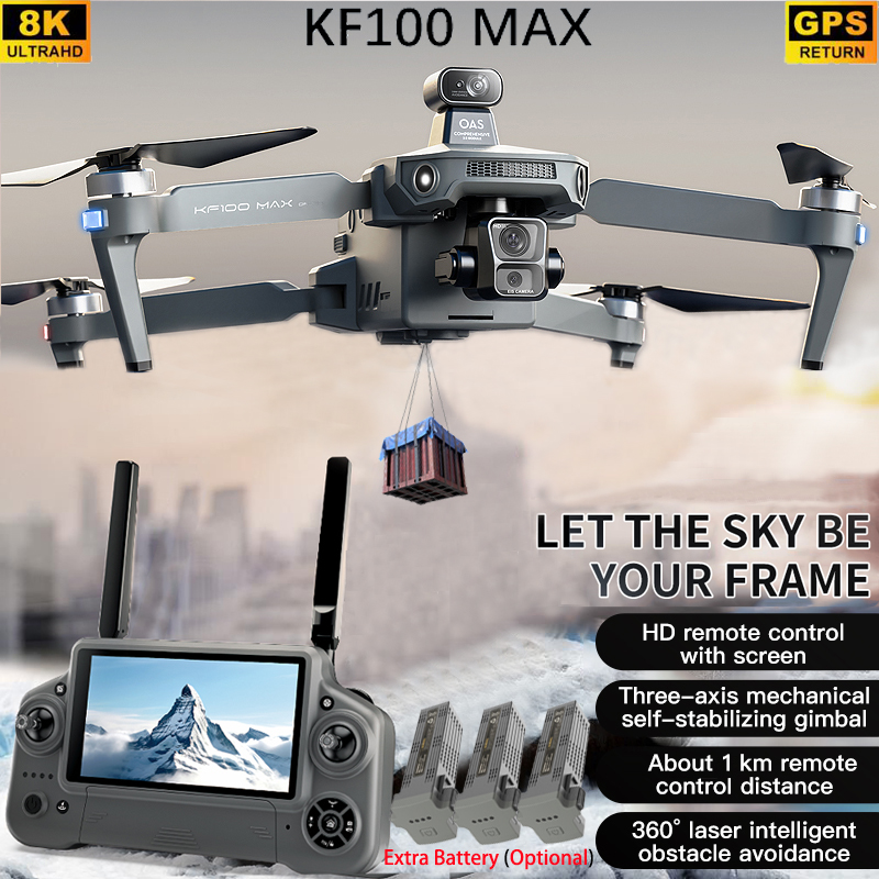 Rc Helicopter Charger - KF100 MAX GPS الطائرة بدون طيار