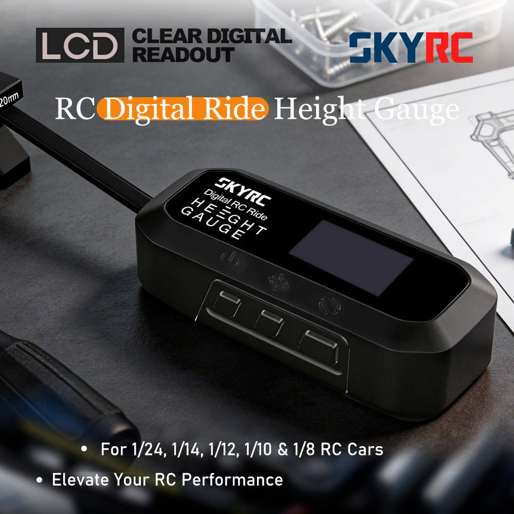 Rc Helicopter Bag - مقياس ارتفاع السيارة الرقمي من SkyRC