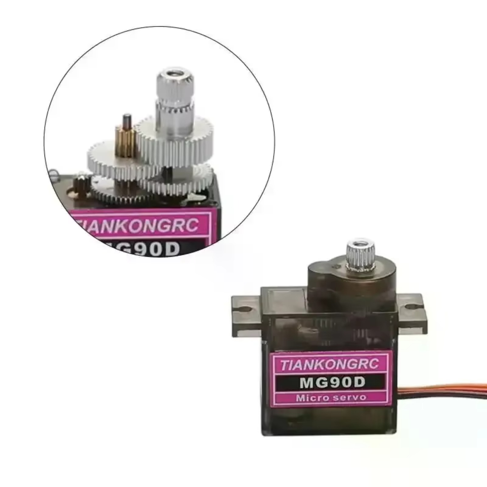سيرفو معدني MG90D بوزن 9 جرام  - مراجعة Rc Helicopter Servo وسعره